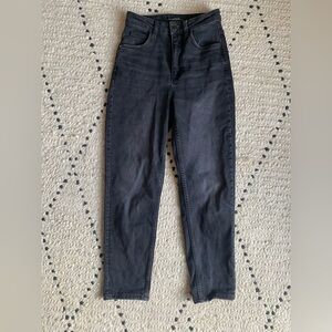 Guess Women's Dark Gray Mom Jeans